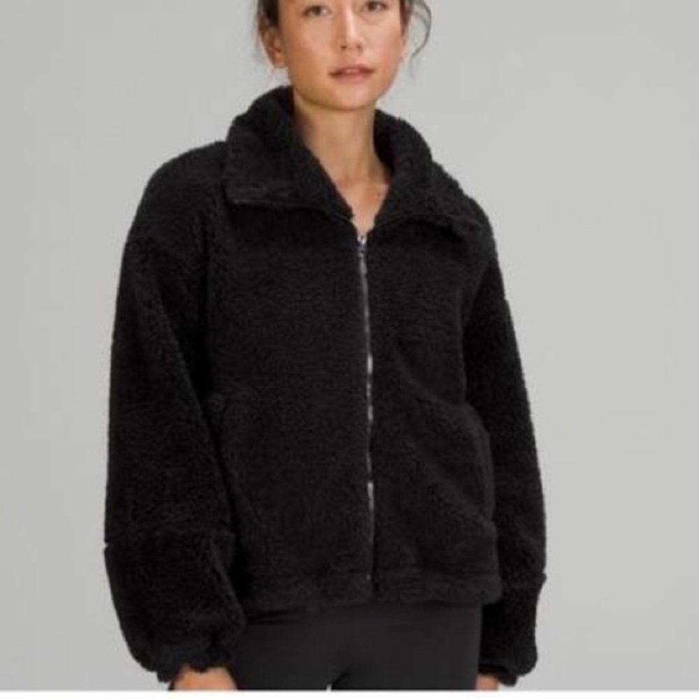 Lululemon Black Sherpa Jacket